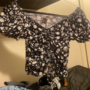 floral crop top